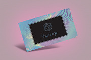 Holographic Business Card Design, a Business Card Template by Kseniya-Omega (Thumbnail 3 of 4)