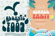 Vegan Retro Font, a Serif Font by Nobu Collections (Thumbnail 7 of 10)