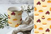 Pies & Pastries patterns clipart, a Food Illustration by Carpet Tapete Pretzel (Thumbnail 11 of 15)