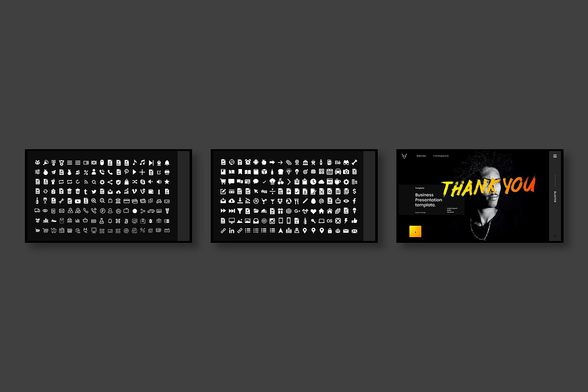 Blaster – Business PowerPoint, a Presentation Template by Dens Creative Studio (Photo 6 of 6)
