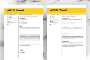 Resume CV Template HR CV Download