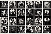 120 Macabre Halloween illustrations, an Object Illustration by Nocturnal Wolf (Thumbnail 7 of 12)