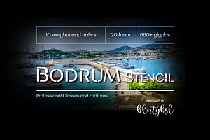 Bodrum Stencil - 50% SAVE