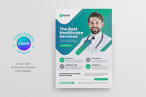 Canva Medical Flyer Template