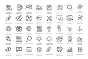Set of SEO and Development Icons, a Work Illustration by Tettygreen (Thumbnail 1 of 3)