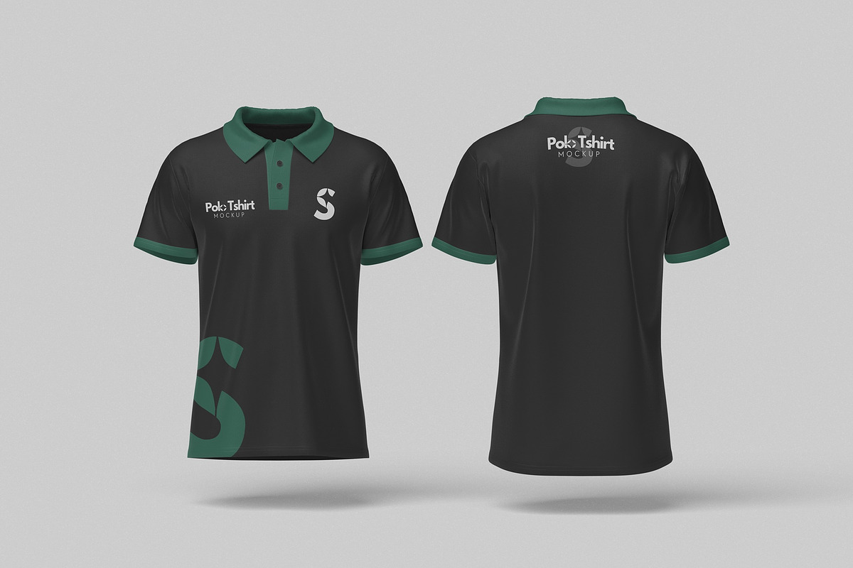 Polo Shirt Mockup, a Shirt Mockup by UFR_GRAPHIC (Photo 4 of 4)