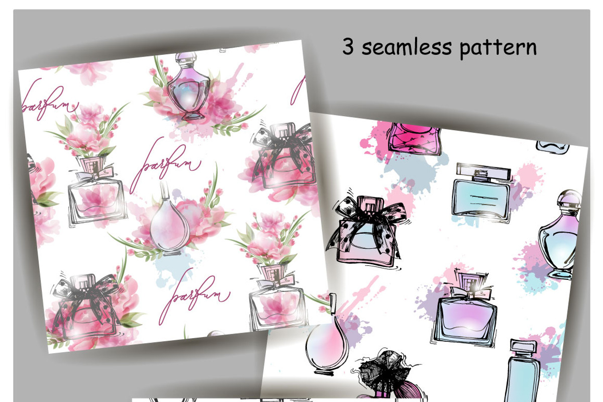 Beautiful perfume set, an Illustration by Gulnara Khadeeva (Photo 5 of 6)