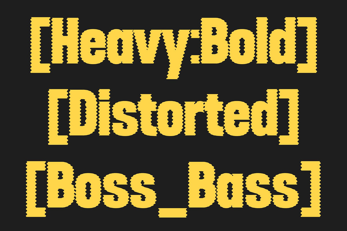 Arnel Distort, a Sans Serif Font by Craft Supply Co. (Photo 6 of 8)