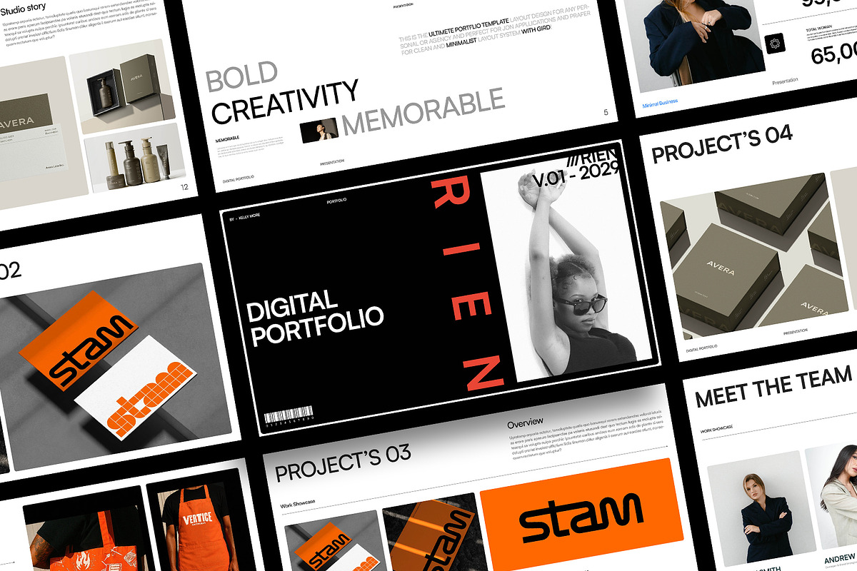 RIEN – PORTFOLIO DECK, a Presentation Template by Devators (Photo 7 of 7)