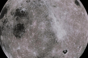 Moon stock photo containing moon and planet
