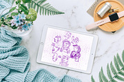Picasso Line Art Procreate BUNDLE 4, a Brush Add-On by Manifesto Design Gallery (Thumbnail 4 of 28)