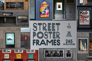 Street Poster Frames 35 mockups, an Advertising Mockup by Madebyvadim (Thumbnail 1 of 7)