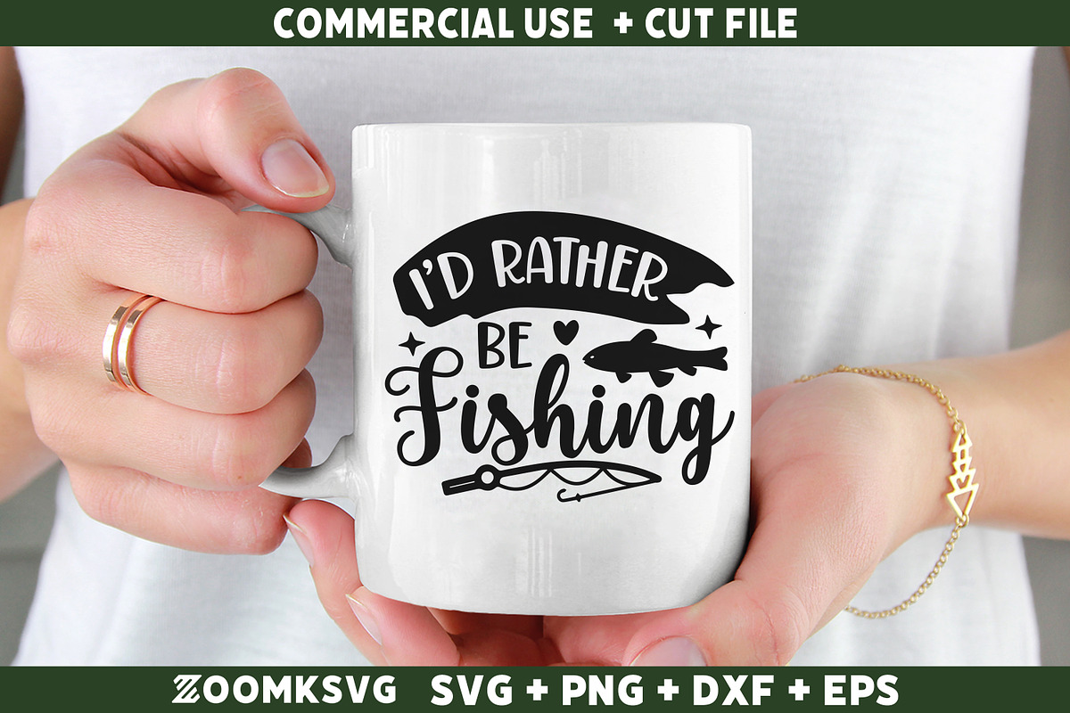 Fishing SVG Bundle 20 Designs, an Illustration by ZoomkSVG (Photo 19 of 41)