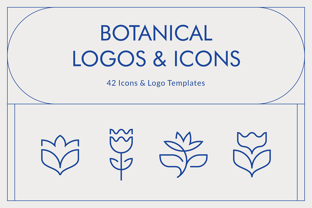 Botanical Logo Kit, a Branding & Logo Template by Paulina Sara Design (Photo 1 of 11)