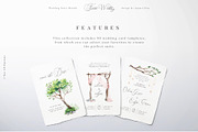 Forest Wedding Suite BUNDLE, an Invitation Template by Aquarellina (Thumbnail 2 of 17)