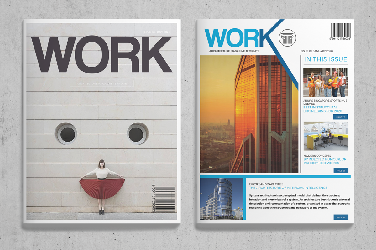 WORK - Architecture Magazine, a Magazine Template by Boris Cupac