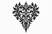 Floral Heart Silhouette Set, an Illustration by Gfx_Store (Thumbnail 8 of 21)