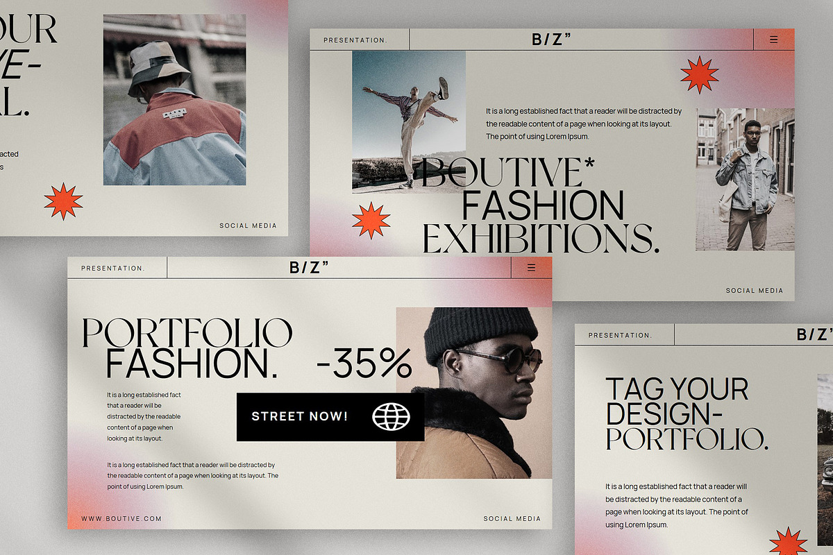 Boutive Keynote Presentation, a Presentation Template by slidenotion (Photo 7 of 7)