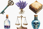 Apothecary Clipart Vintage Clipart, an Illustration by Canvas Craft (Thumbnail 2 of 7)
