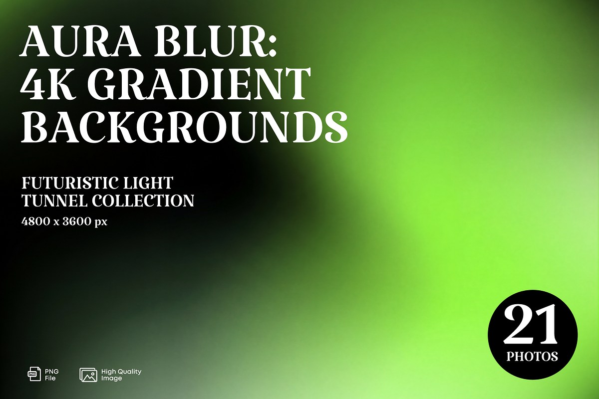 Aura Blur 4K Gradient Backgrounds, a Background Graphic by PopotLane (Photo 1 of 6)