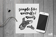 Wild Rustic Fonts and Illustrations, a Script Font by FabledHut (Thumbnail 6 of 8)