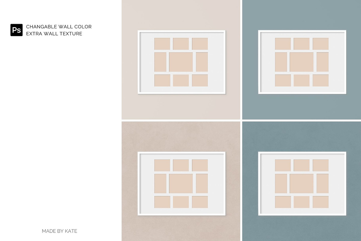 Collage Picture Frame Mockups Bundle, a Mockup by Kate Roubin (Photo 6 of 10)