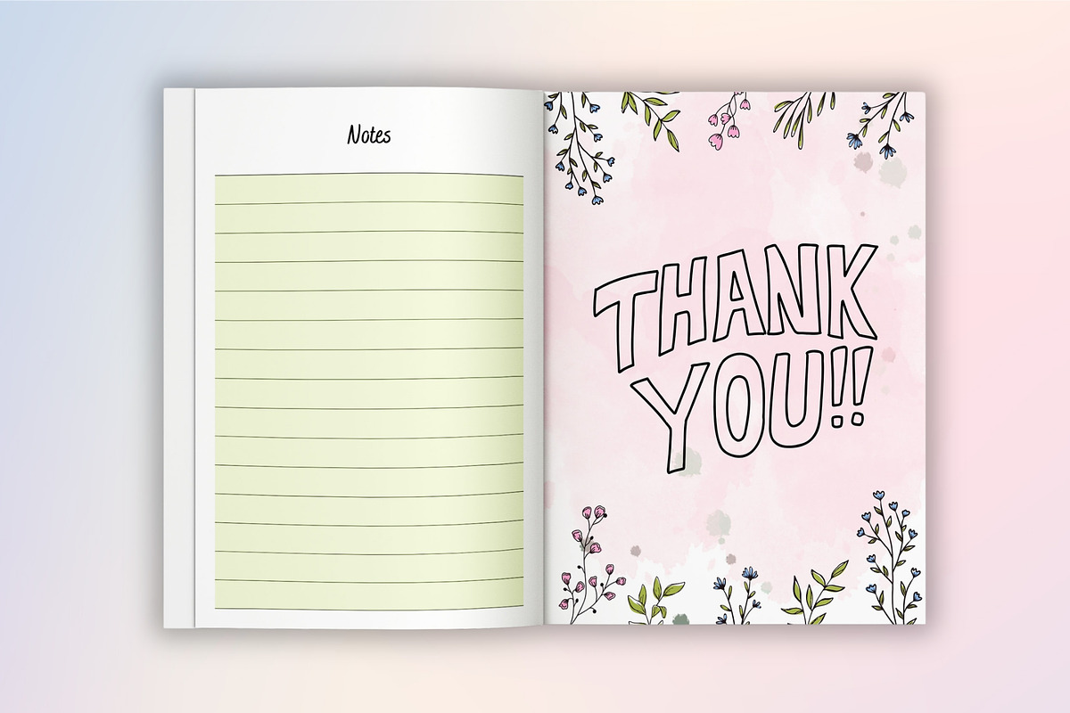 Self-Love Workbook & Planner, a Stationery Template by Designmela01 (Photo 5 of 8)