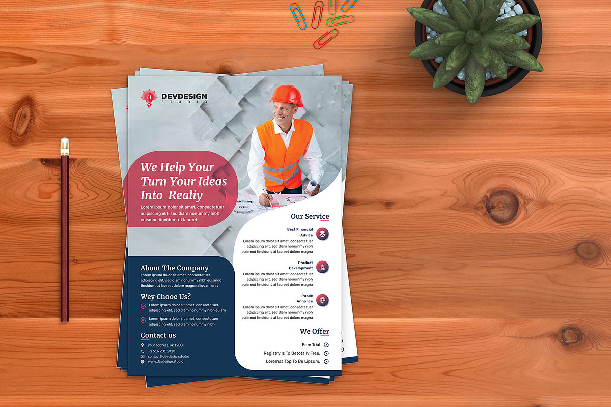Modern Medical & Healthcare Flyer, a Flyer Template by litoondev (Photo 2 of 3)
