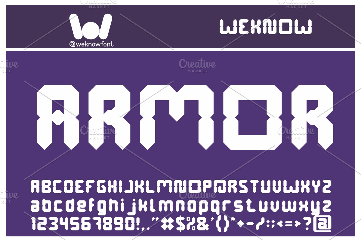 Digital Gothic font, a Font by weknow (Photo 5 of 5)