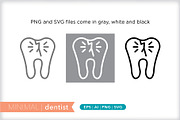 Minimal dentist icons, an Outline Icon by Picture Window (Thumbnail 2 of 5)