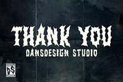 Oracle Domain Metal Horror Graffiti, a Blackletter Font by dansdesign (Thumbnail 12 of 12)