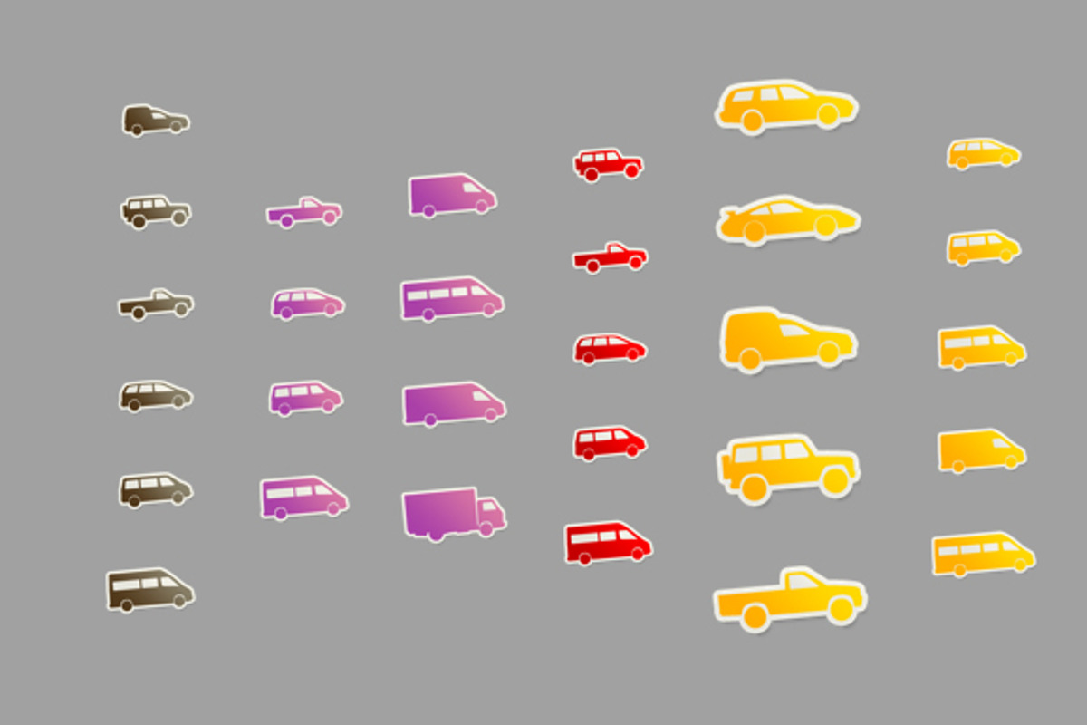 14 Automobile Autobodys Car Sticker preview 3