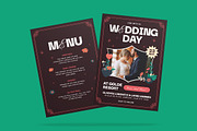Creato Wedding Invitation Template, an Invitation Template by iDoodle Studio (Thumbnail 1 of 3)