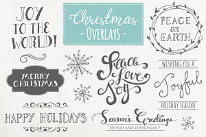 Christmas Clipart Vectors! Set 1