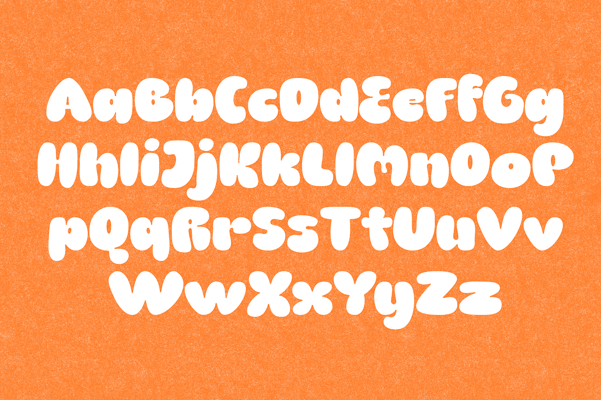 Onidel – Bold Bubble Display Font, a Sans Serif Font by MaikoHatta (Photo 2 of 9)