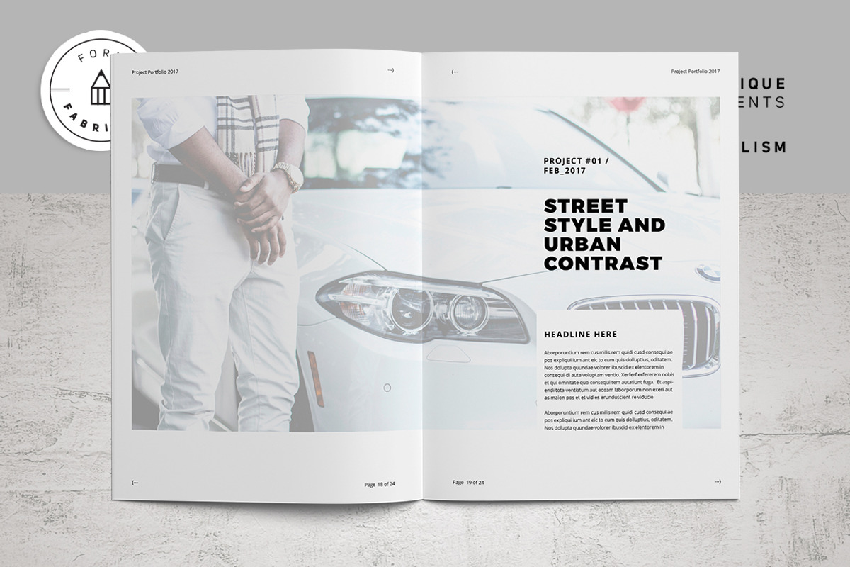 Minimalism Portfolio, a Brochure Template by Form Fabrique (Photo 11 of 16)