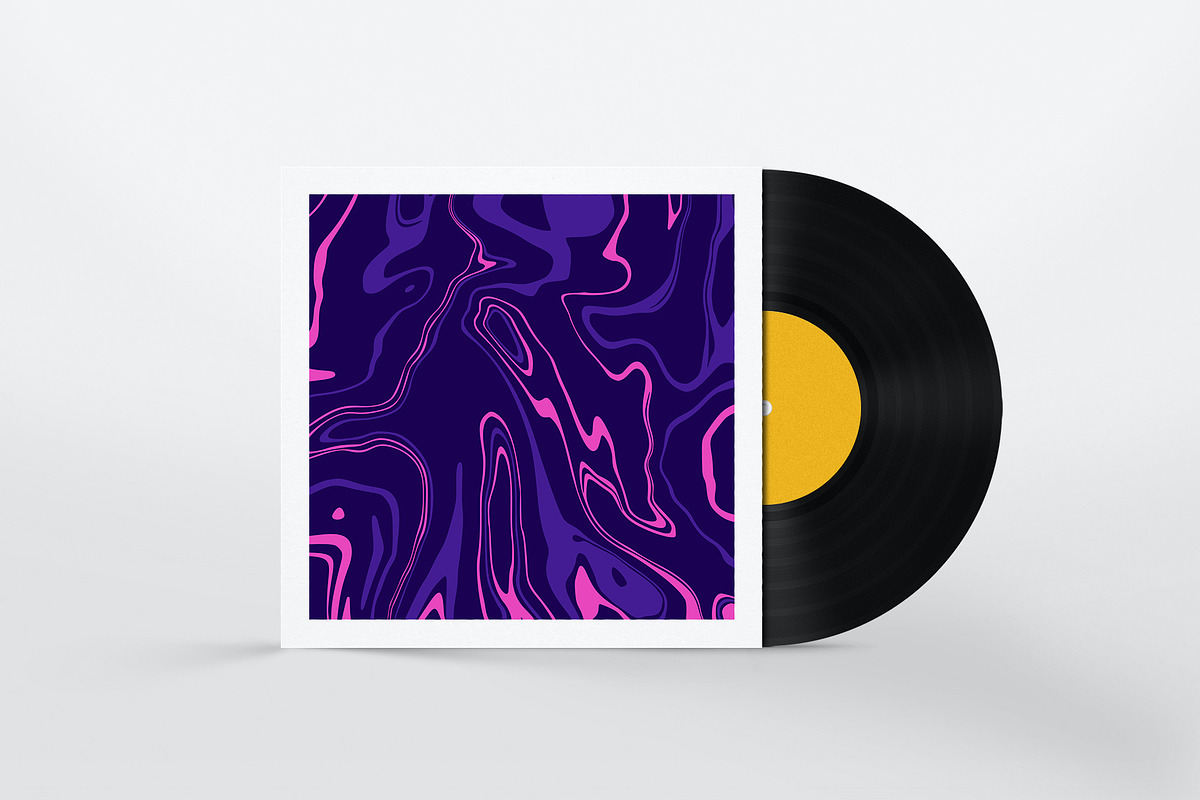 Marble Vector Patterns In Violet, a Pattern Graphic by Krolja (Photo 6 of 6)