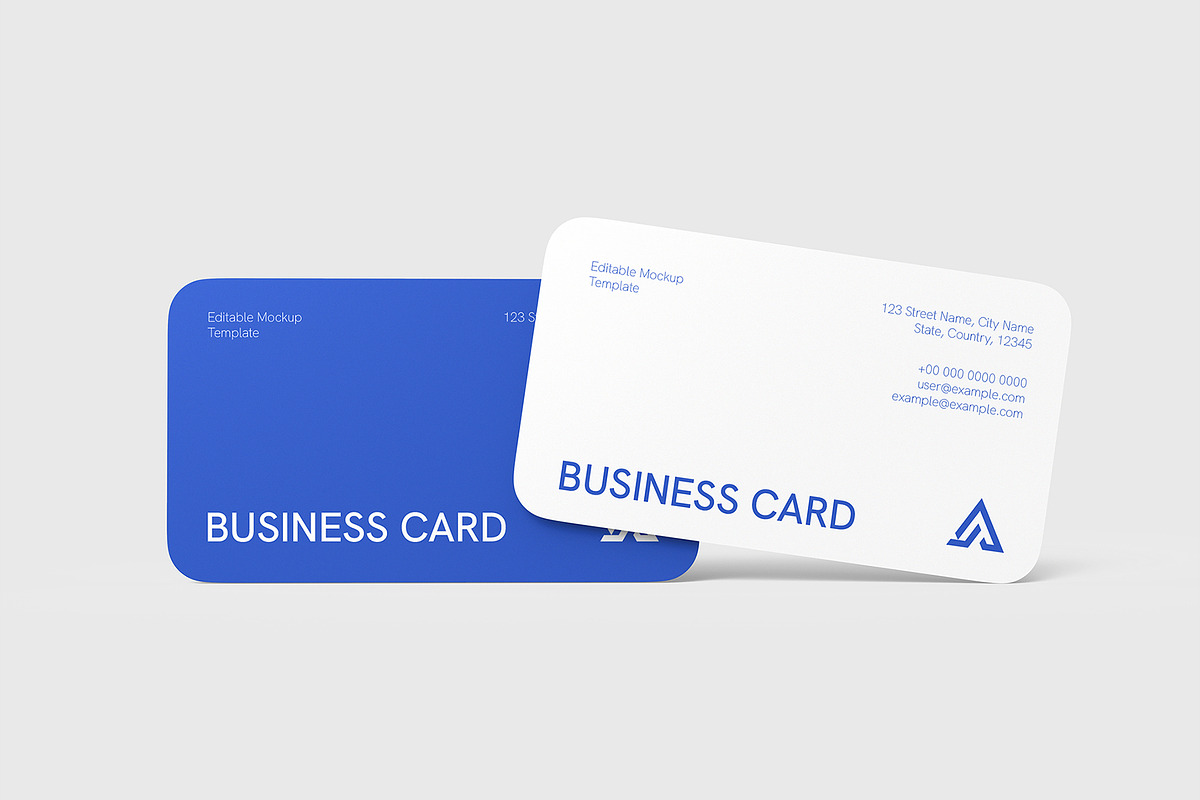 Corporate Business Card Mockup, an Advertising Mockup by graphypix (Photo 1 of 4)