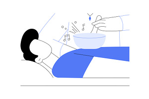 Singing bowl therapy isolated, a Person Illustration by Visual Generation
