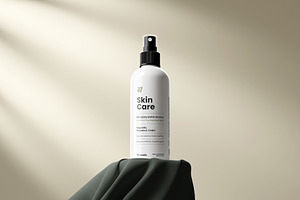 Skincare Mist Spray Bottle Mockup, a Packaging Mockup by Artnivora.Std