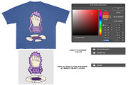 Tshirt Oversized - Mockup, a Shirt Mockup by DaldSgh (Thumbnail 8 of 11)