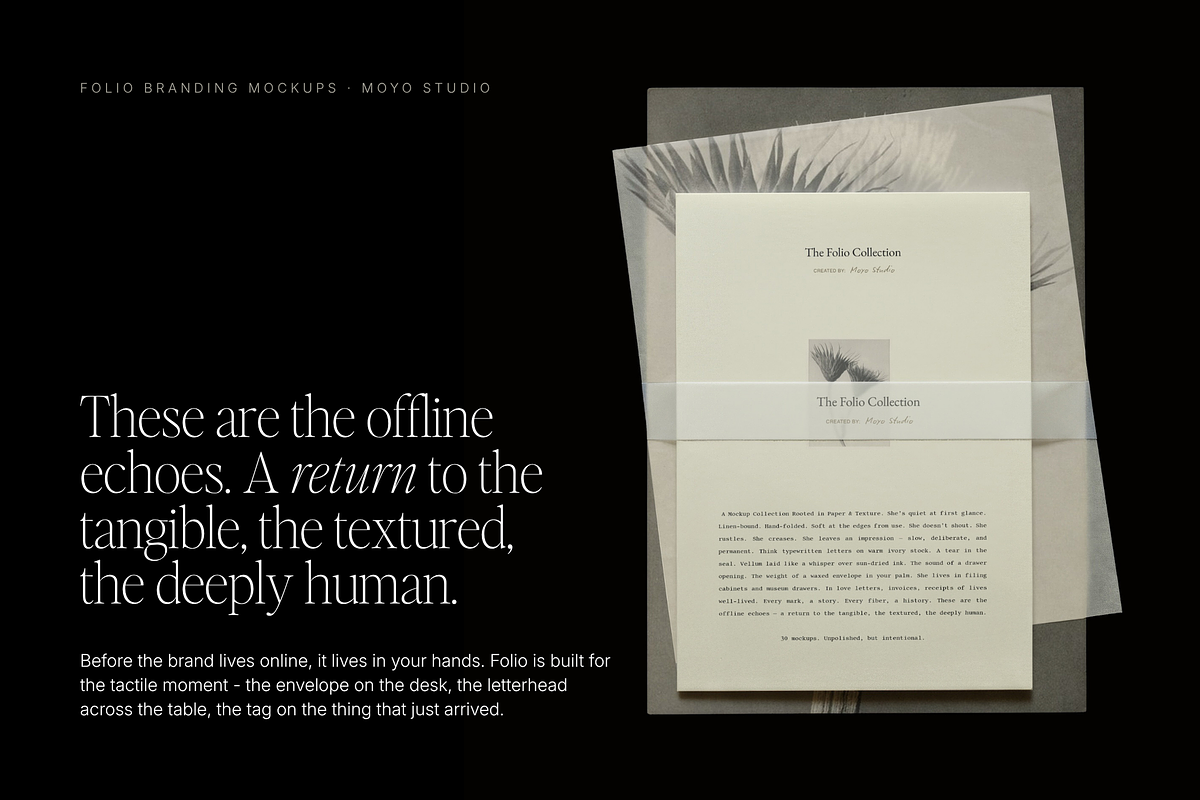 Folio 30 Branding Mockup Collection, an Advertising Mockup by Moyo Studio (Photo 3 of 13)