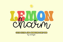 Lemon Charm - Cute Font Duo