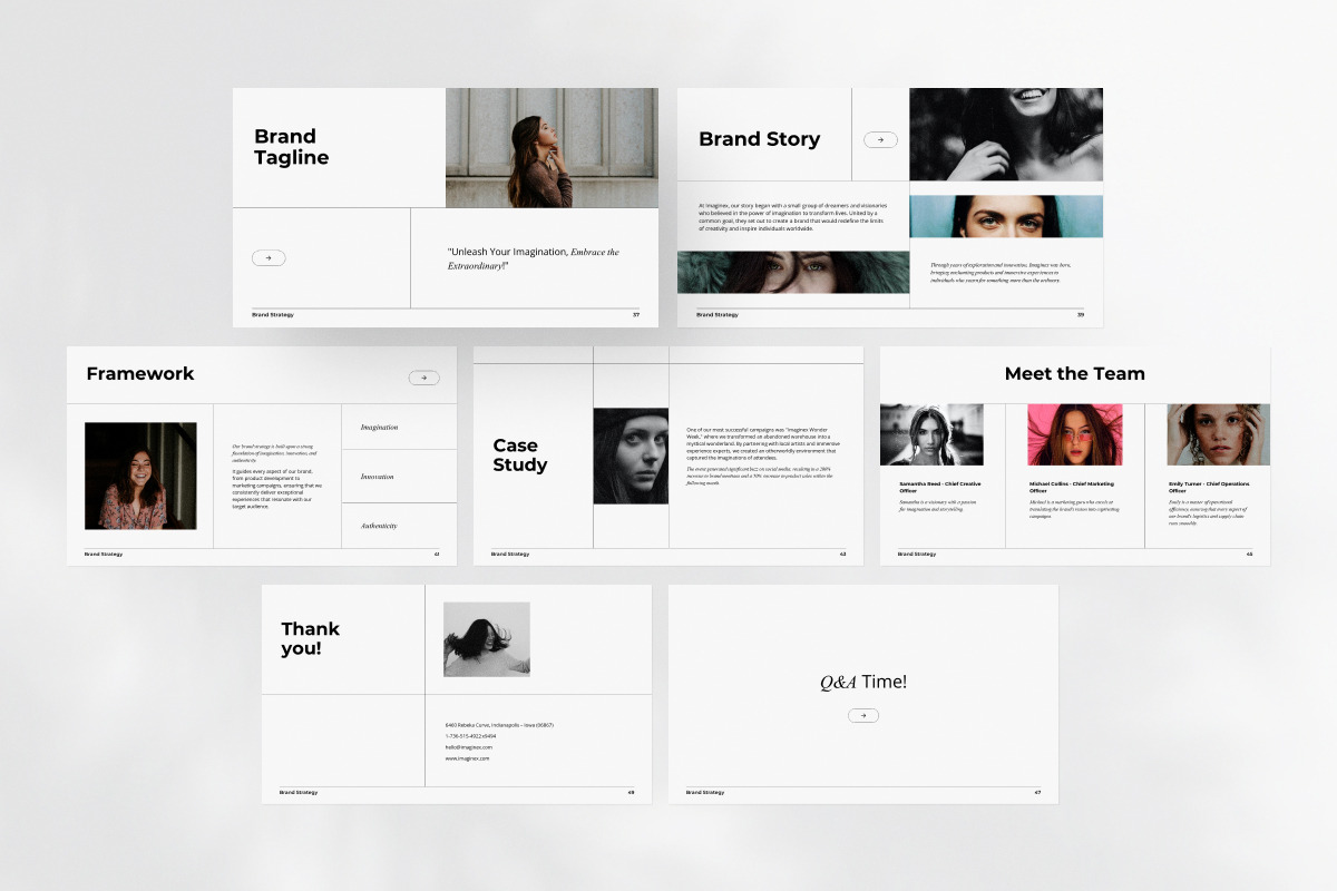 Brand Strategy Canva Template, a Presentation Template by Design18th (Photo 5 of 9)