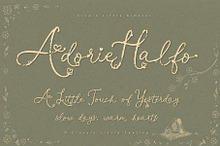 Adorie Halfo - Rustic Simple Script