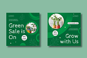 Modern Botanical Social Media Post, a Social Media Template by MightyDesign (Thumbnail 4 of 8)