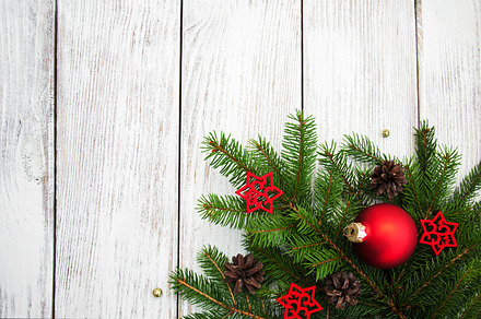 Christmas background featuring christmas, background, and decoration, a Holiday Photo by Olena Rudo
