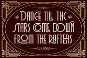 Decomang Art Deco Typeface, a Sans Serif Font by alit design (Thumbnail 4 of 20)