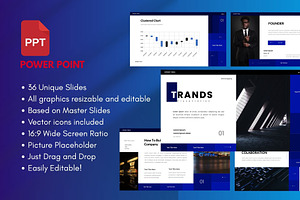 Trands  Business PowerPoint Template