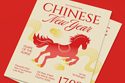 Chinese New Year Of The Horse Flyer, a Flyer Template by graphicook (Thumbnail 2 of 3)